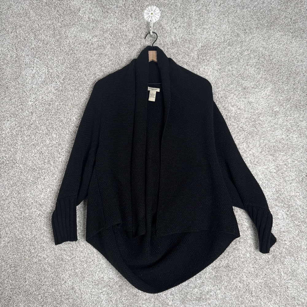 VERTIGO PARIS Black Knit Cardigan - Large